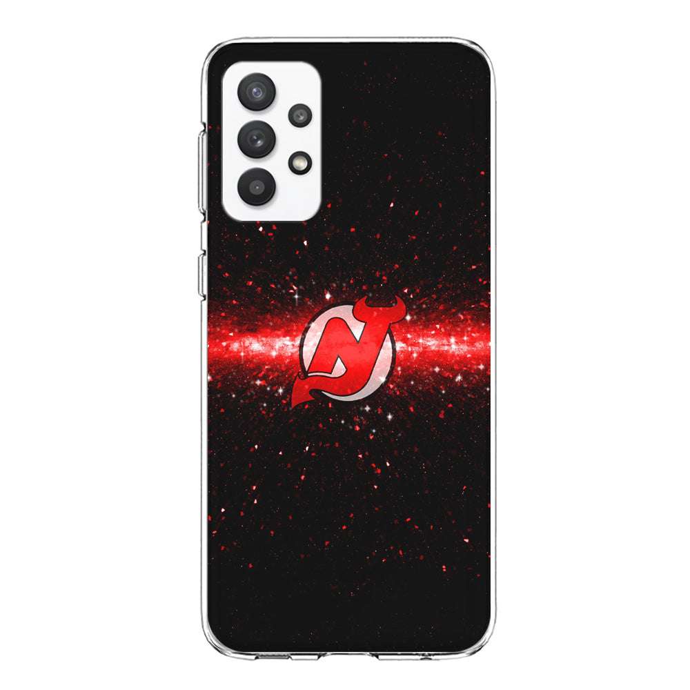 Hockey New Jersey Devils NHL 001 Samsung Galaxy A32 Case-Phone Case-Clear Soft Case-Altracase