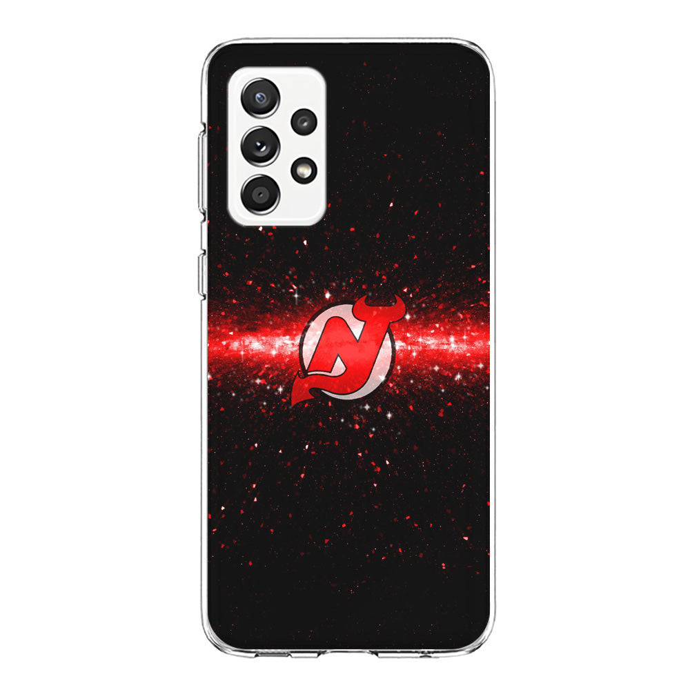 Hockey New Jersey Devils NHL 001 Samsung Galaxy A52 Case-Phone Case-Clear Soft Case-Altracase