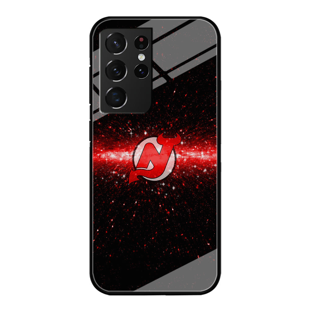 Hockey New Jersey Devils NHL 001 Samsung Galaxy S23 Ultra Case-Phone Case-Tempered Glass Case-Altracase