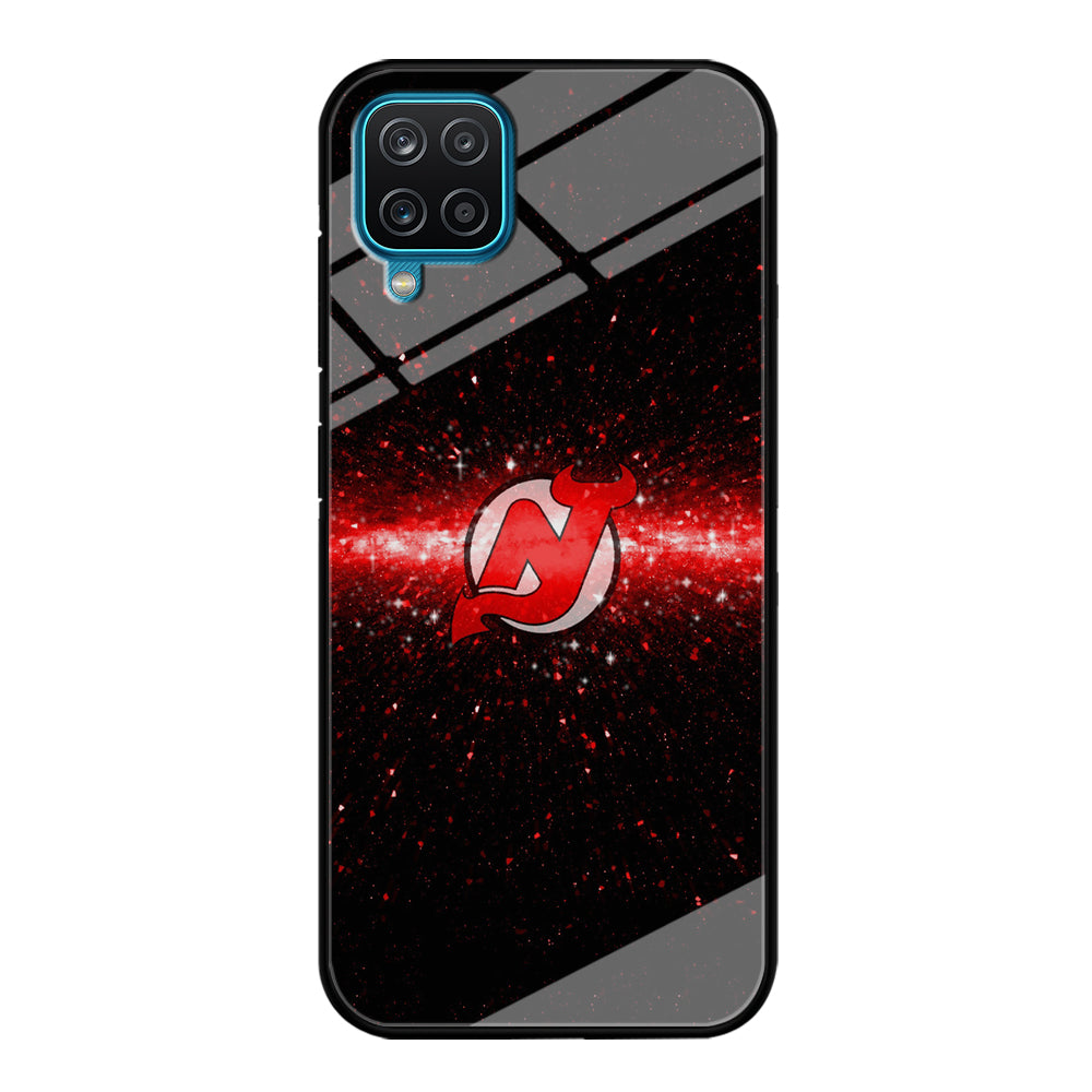 Hockey New Jersey Devils NHL 001 Samsung Galaxy A12 Case-Phone Case-Tempered Glass Case-Altracase