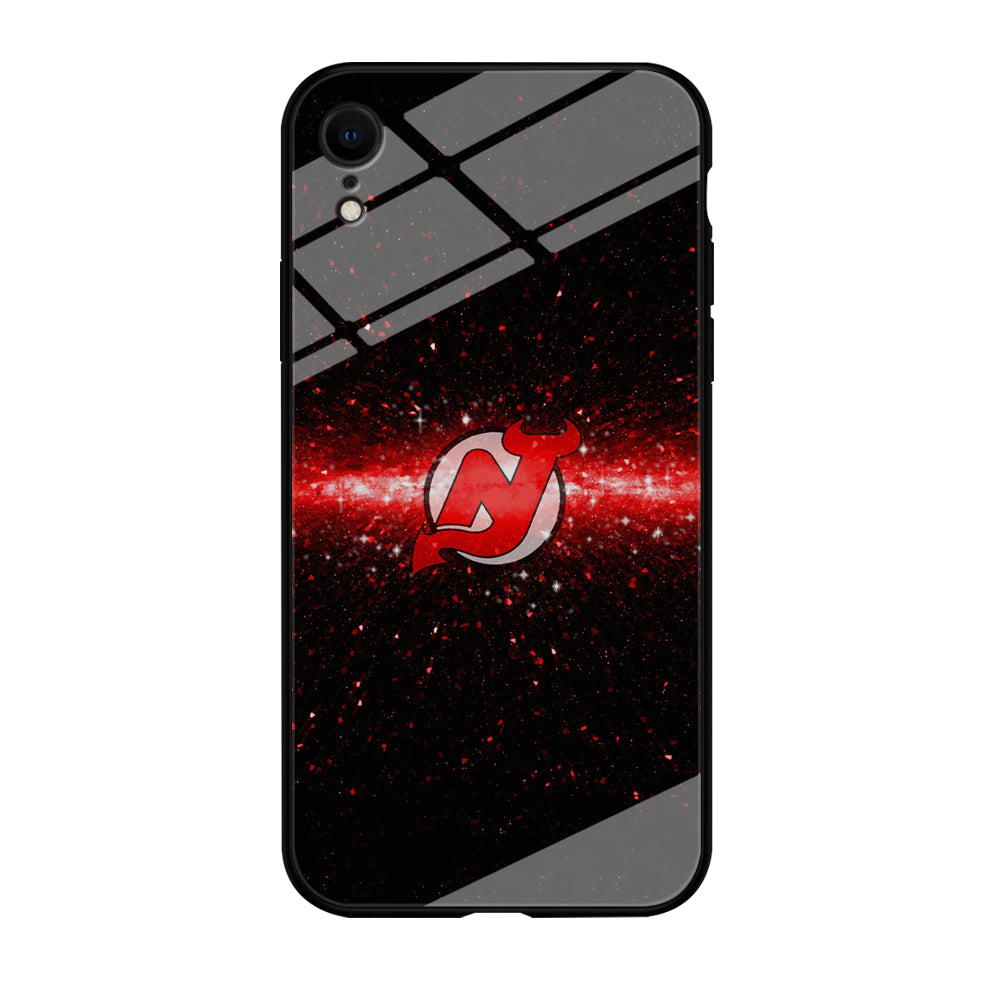 Hockey New Jersey Devils NHL 001 iPhone XR Case-Phone Case-Tempered Glass Case-Altracase