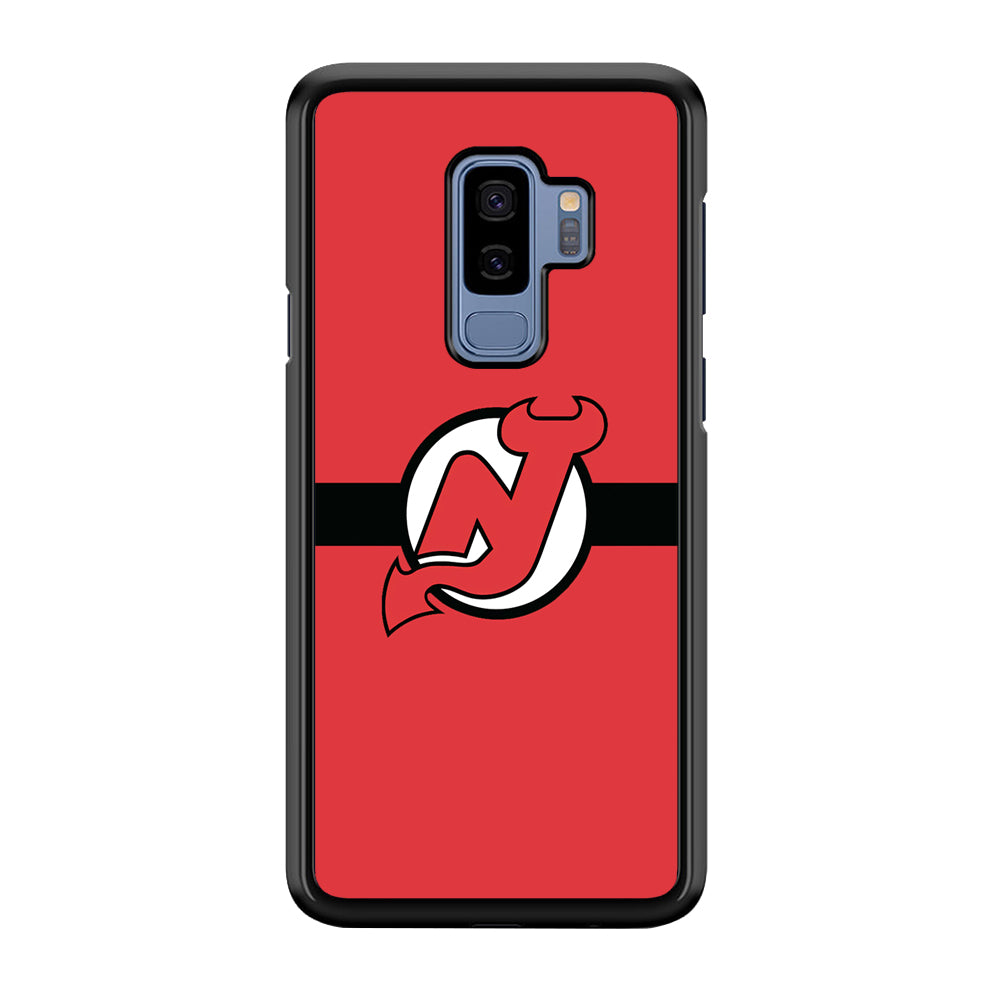 Hockey New Jersey Devils NHL 002 Samsung Galaxy S9 Plus Case-Phone Case-Rubber Black (2D Case)-Altracase