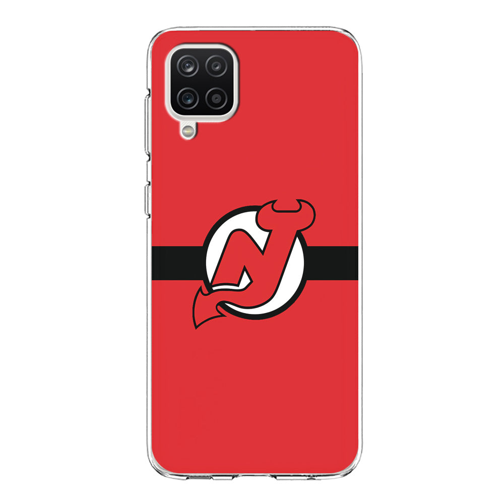Hockey New Jersey Devils NHL 002 Samsung Galaxy A12 Case-Phone Case-Clear Soft Case-Altracase