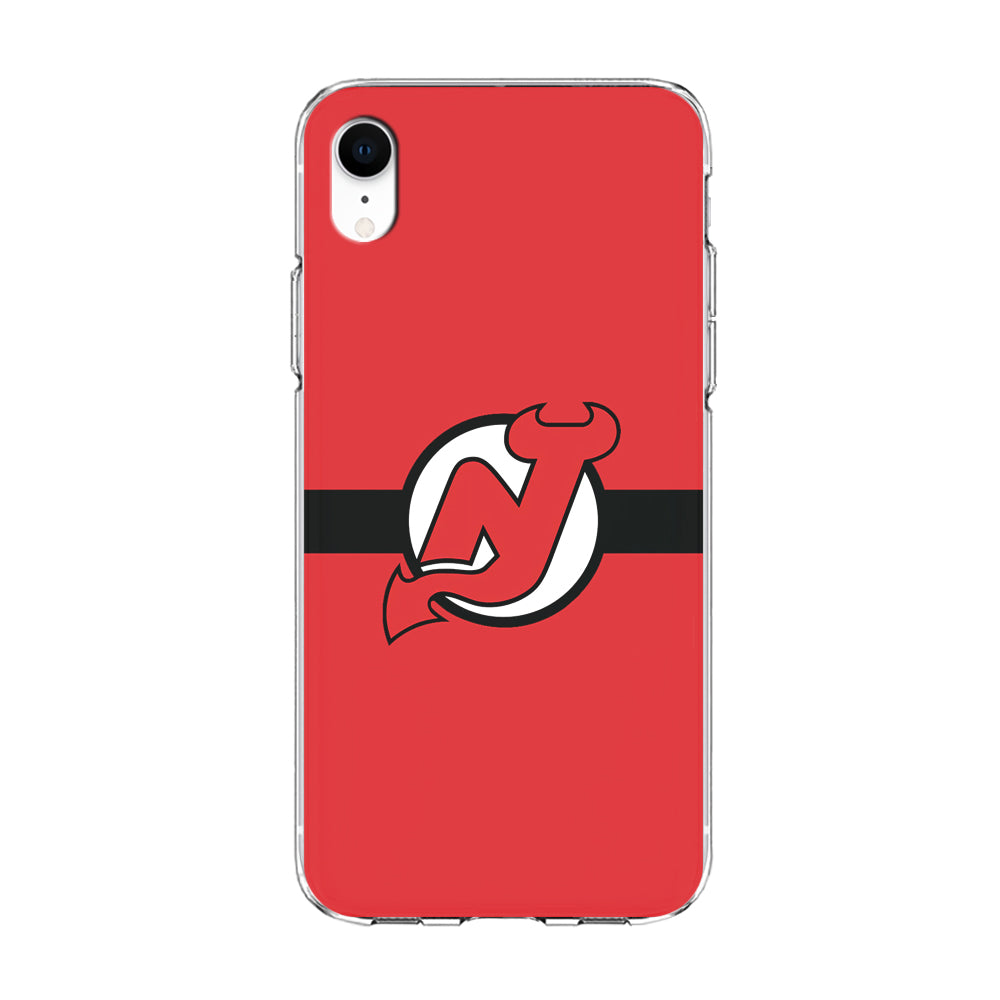 Hockey New Jersey Devils NHL 002 iPhone XR Case-Phone Case-Clear Soft Case-Altracase