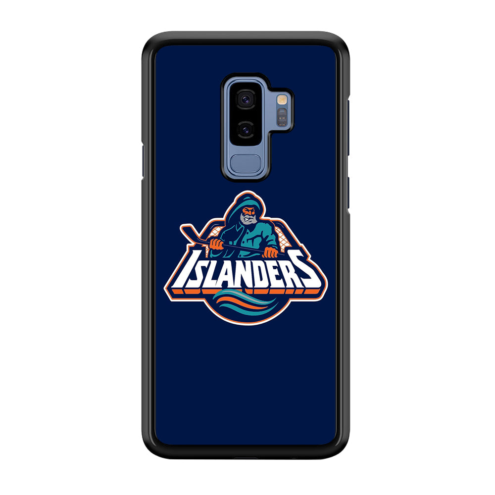 Hockey New York Islanders NHL 001 Samsung Galaxy S9 Plus Case-Phone Case-Rubber Black (2D Case)-Altracase