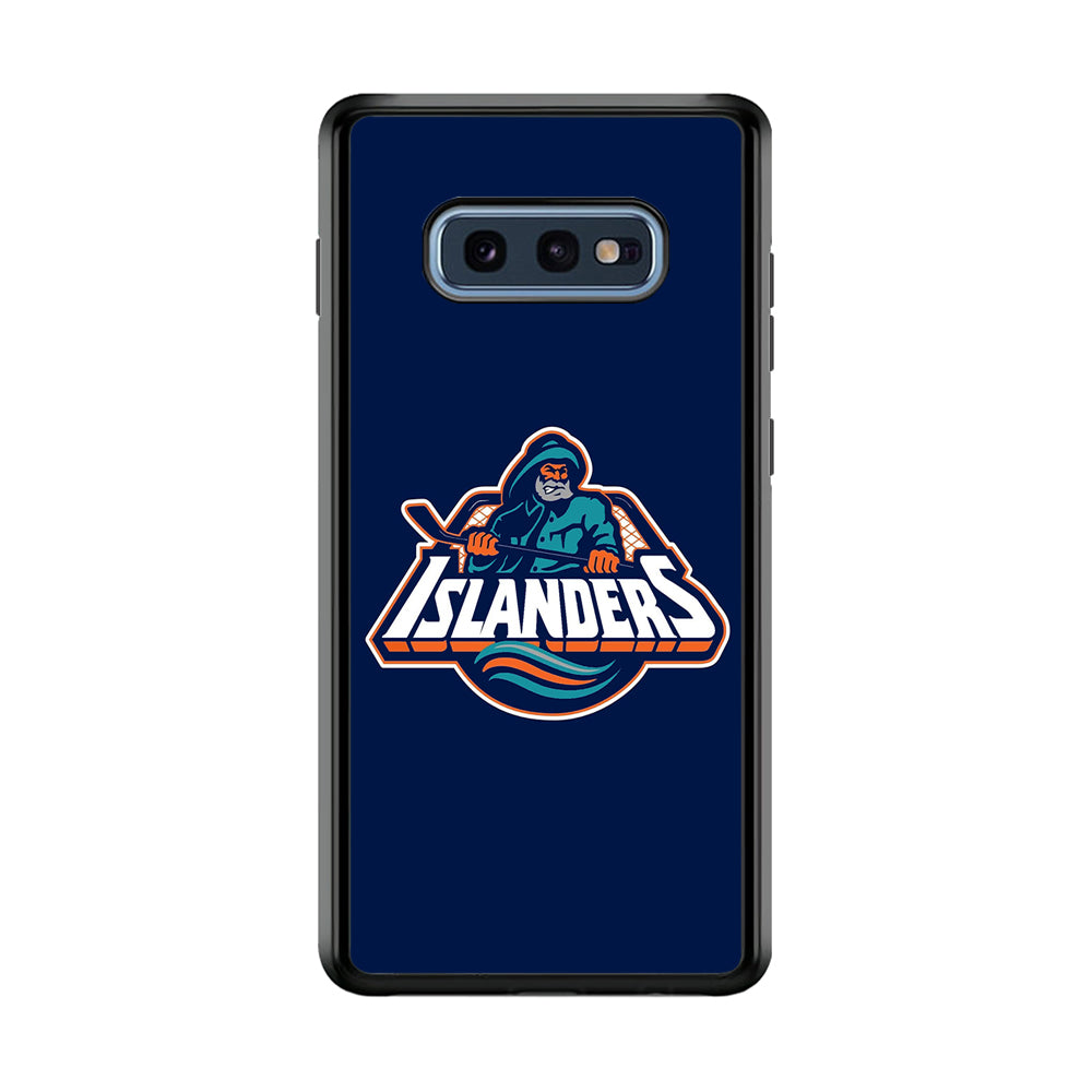 Hockey New York Islanders NHL 001 Samsung Galaxy S10E Case-Phone Case-Rubber Black (2D Case)-Altracase