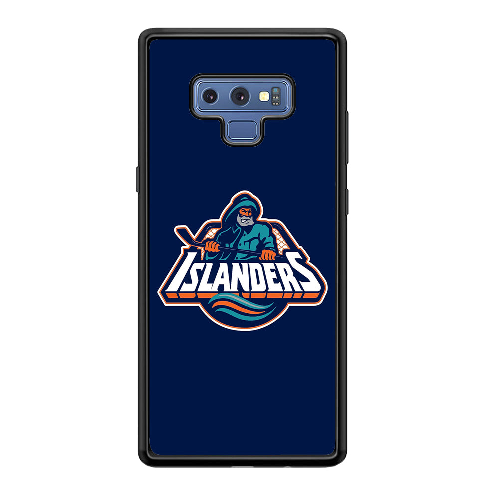 Hockey New York Islanders NHL 001 Samsung Galaxy Note 9 Case-Phone Case-Rubber Black (2D Case)-Altracase