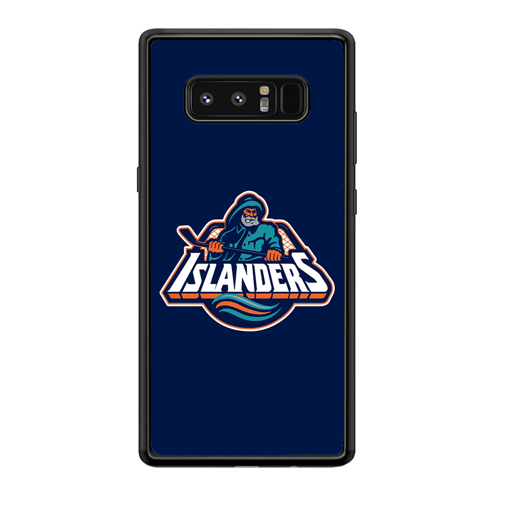 Hockey New York Islanders NHL 001 Samsung Galaxy Note 8 Case-Phone Case-Rubber Black (2D Case)-Altracase