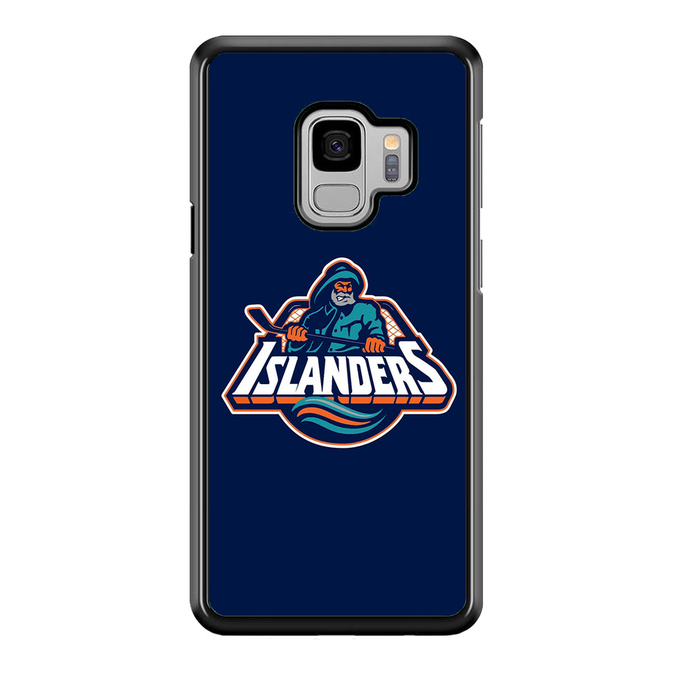 Hockey New York Islanders NHL 001 Samsung Galaxy S9 Case-Phone Case-Rubber Black (2D Case)-Altracase