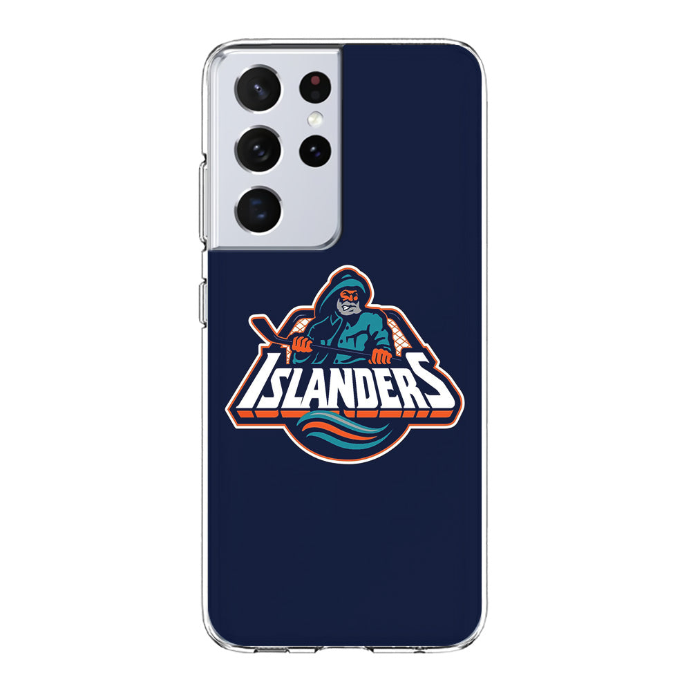 Hockey New York Islanders NHL 001 Samsung Galaxy S23 Ultra Case-Phone Case-Clear Soft Case-Altracase