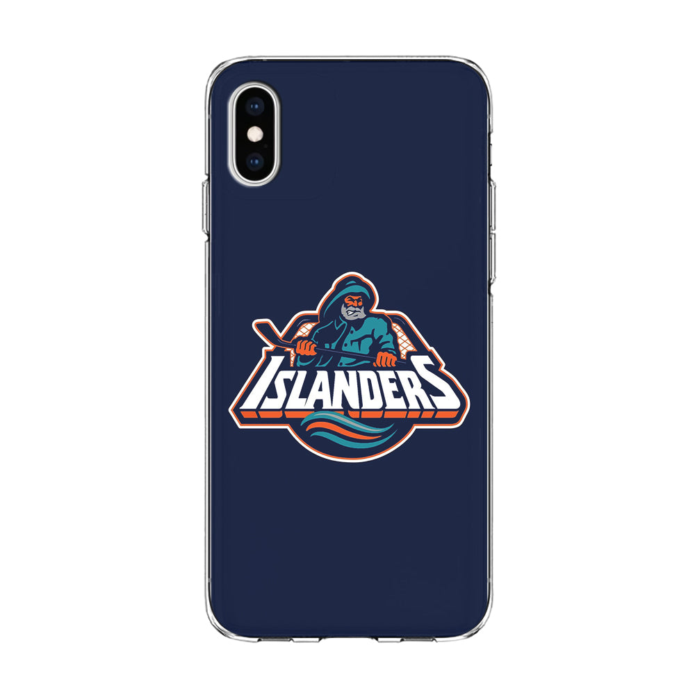 Hockey New York Islanders NHL 001 iPhone Xs Case-Phone Case-Clear Soft Case-Altracase