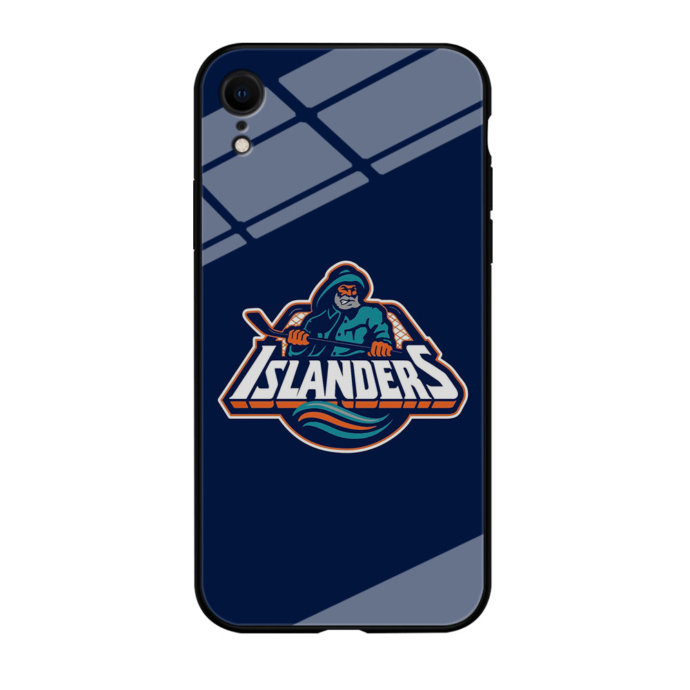 Hockey New York Islanders NHL 001 iPhone XR Case-Phone Case-Tempered Glass Case-Altracase