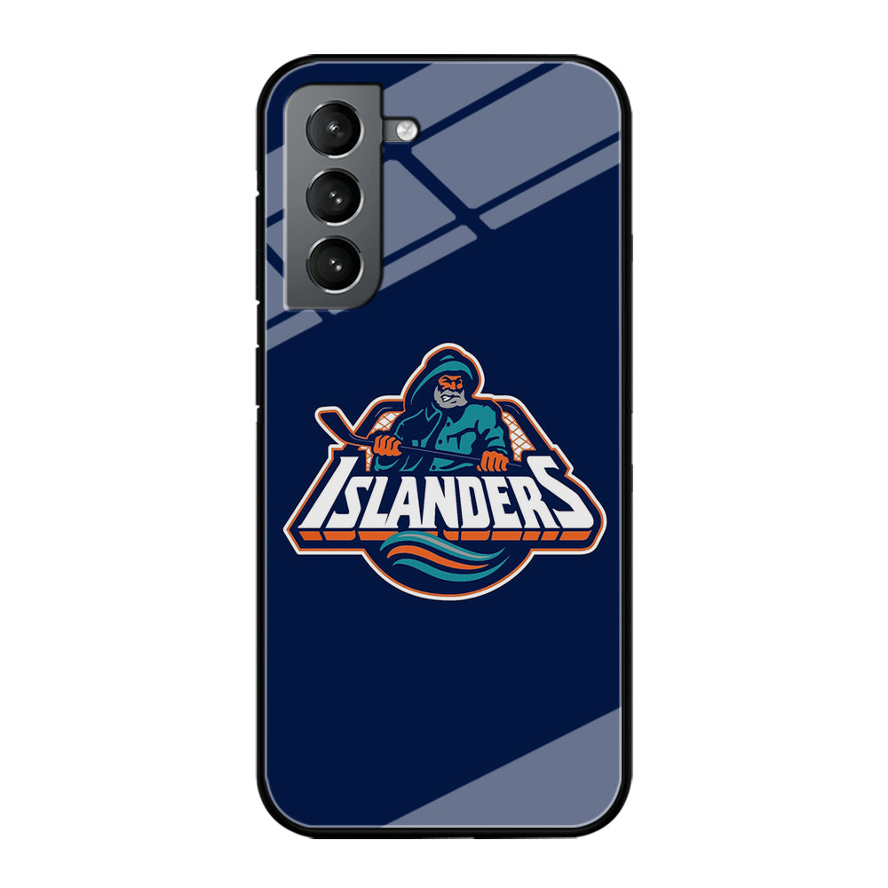 Hockey New York Islanders NHL 001 Samsung Galaxy S21 Plus Case-Phone Case-Tempered Glass Case-Altracase