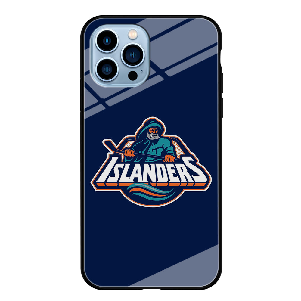 Hockey New York Islanders NHL 001 iPhone 15 Pro Max Case-Phone Case-Tempered Glass Case-Altracase