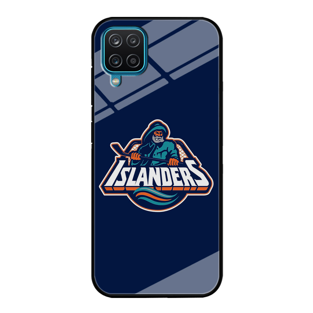 Hockey New York Islanders NHL 001 Samsung Galaxy A12 Case-Phone Case-Tempered Glass Case-Altracase