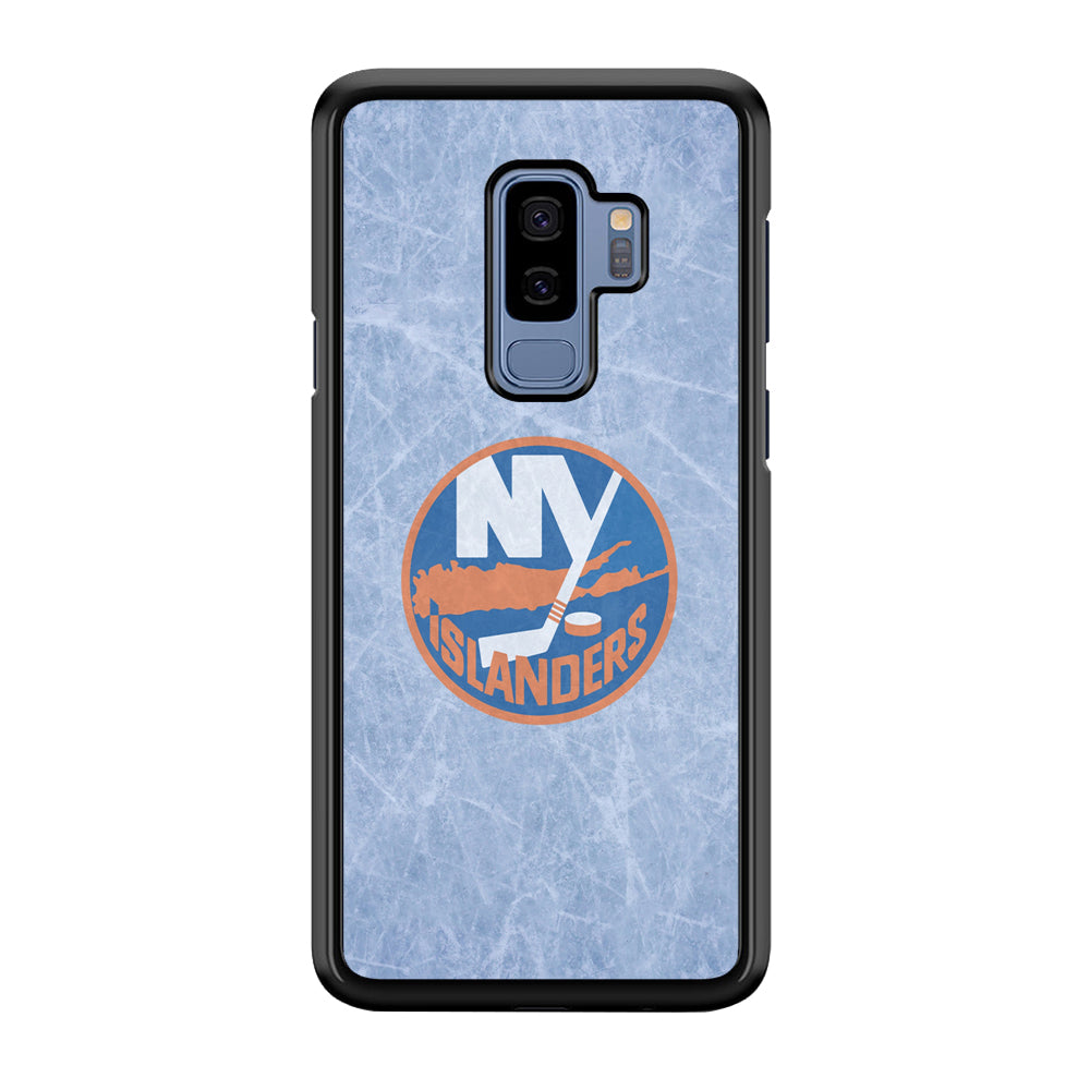 Hockey New York Islanders NHL 002 Samsung Galaxy S9 Plus Case-Phone Case-Rubber Black (2D Case)-Altracase