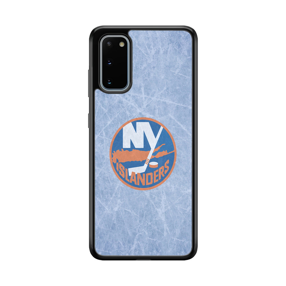 Hockey New York Islanders NHL 002 Samsung Galaxy S20 Case-Phone Case-Rubber Black (2D Case)-Altracase