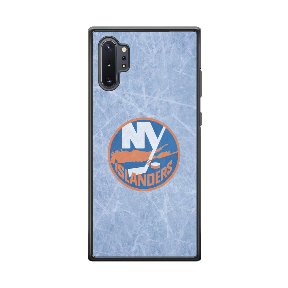 Hockey New York Islanders NHL 002 Samsung Galaxy Note 10 Plus Case-Phone Case-Rubber Black (2D Case)-Altracase