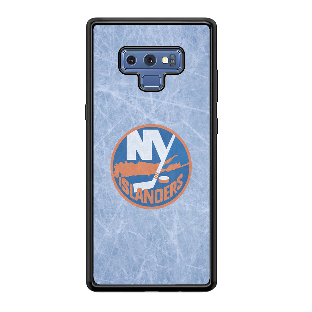 Hockey New York Islanders NHL 002 Samsung Galaxy Note 9 Case-Phone Case-Tempered Glass Case-Altracase