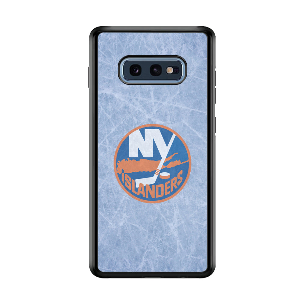 Hockey New York Islanders NHL 002 Samsung Galaxy S10E Case-Phone Case-Rubber Black (2D Case)-Altracase