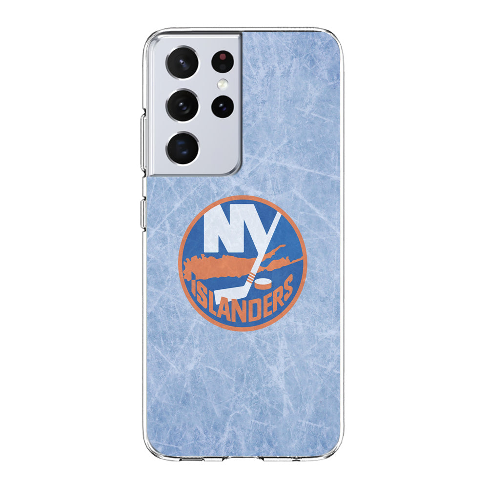 Hockey New York Islanders NHL 002 Samsung Galaxy S23 Ultra Case-Phone Case-Clear Soft Case-Altracase
