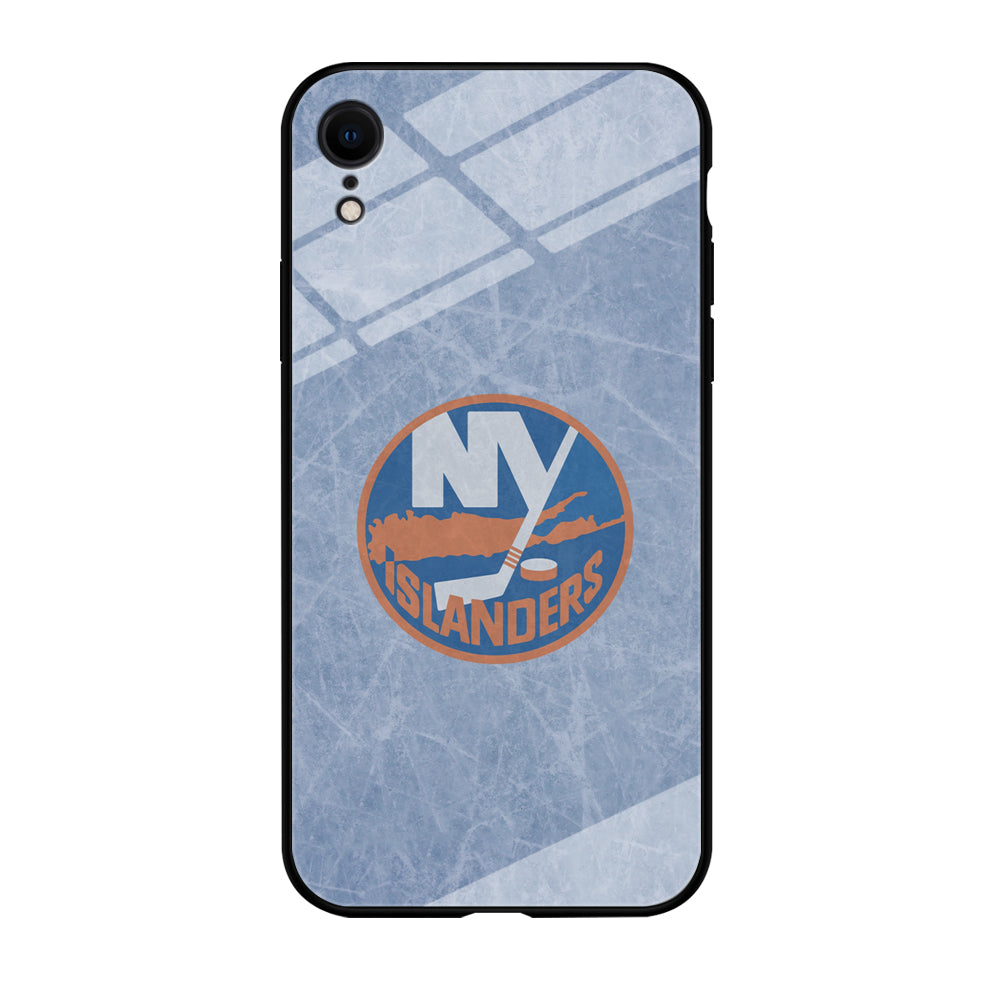 Hockey New York Islanders NHL 002 iPhone XR Case-Phone Case-Tempered Glass Case-Altracase