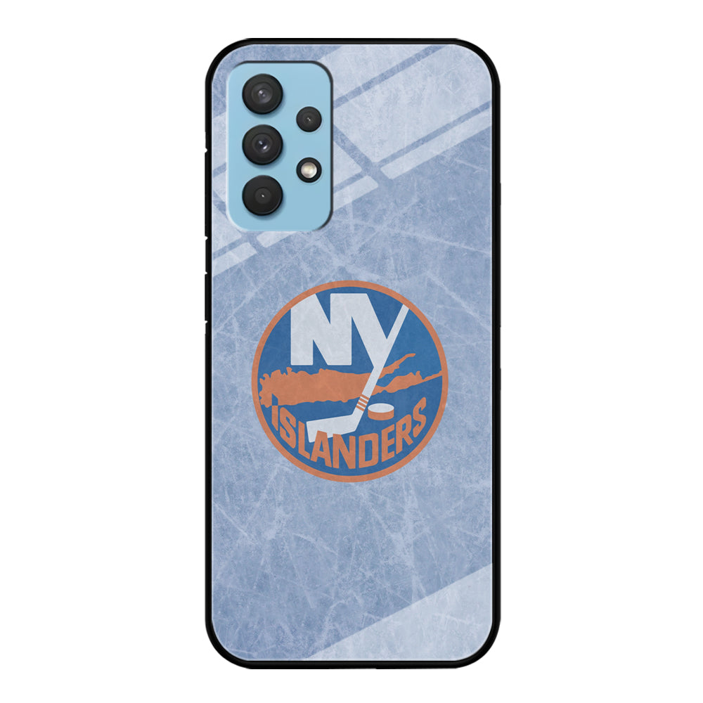Hockey New York Islanders NHL 002 Samsung Galaxy A32 Case-Phone Case-Tempered Glass Case-Altracase