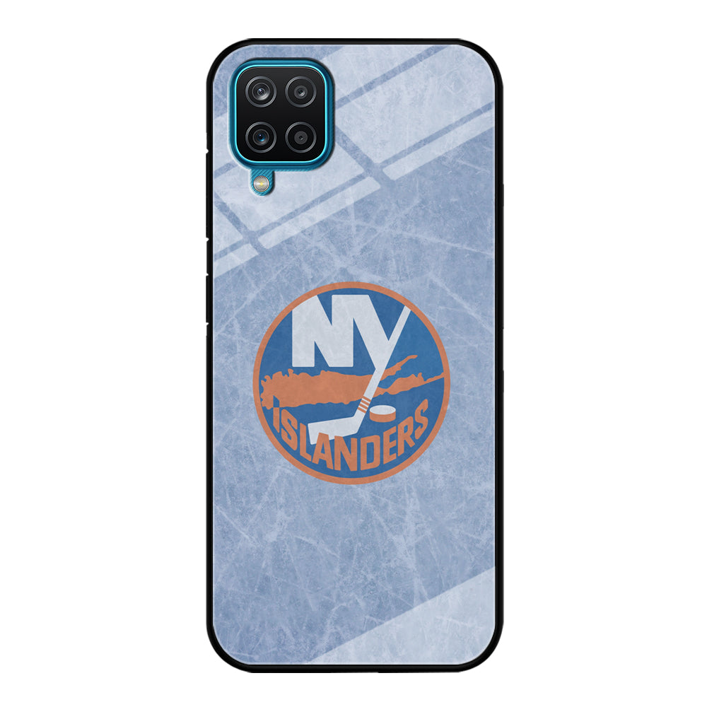 Hockey New York Islanders NHL 002 Samsung Galaxy A12 Case-Phone Case-Tempered Glass Case-Altracase