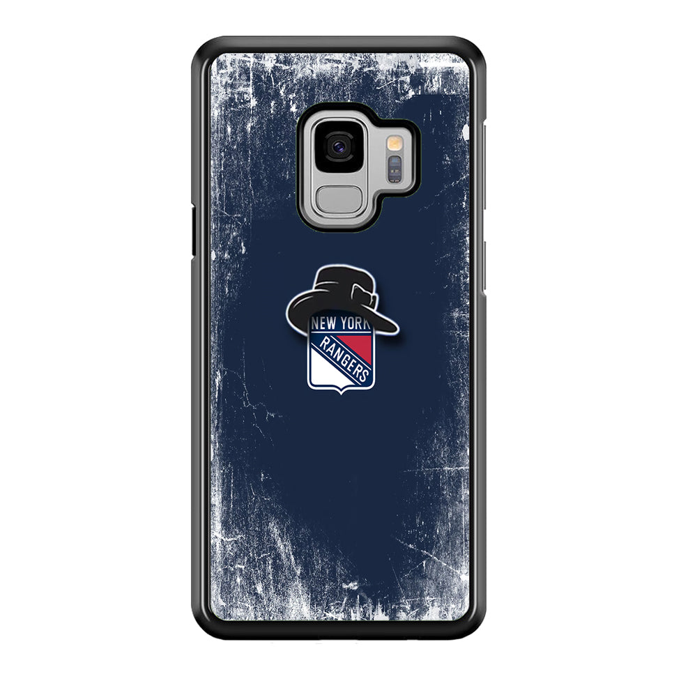 Hockey New York Rangers NHL 001 Samsung Galaxy S9 Case-Phone Case-Rubber Black (2D Case)-Altracase