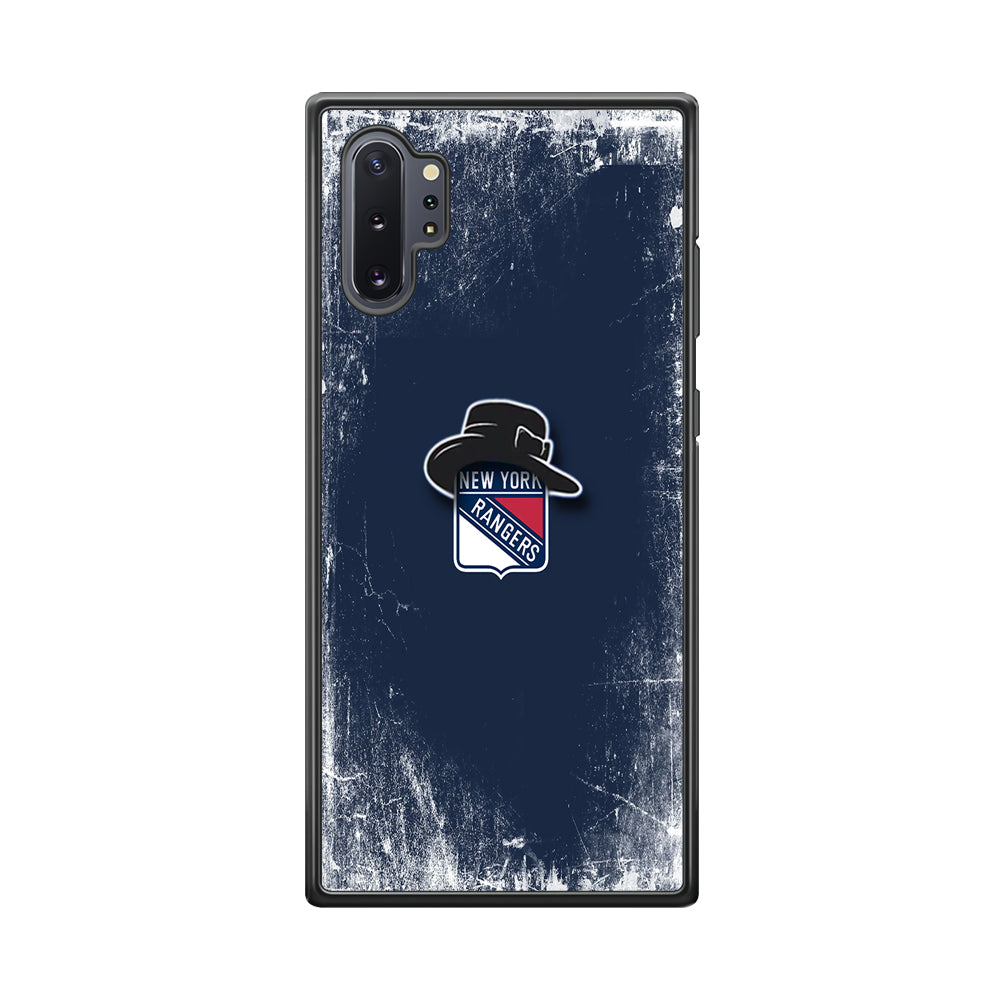 Hockey New York Rangers NHL 001 Samsung Galaxy Note 10 Plus Case-Phone Case-Rubber Black (2D Case)-Altracase