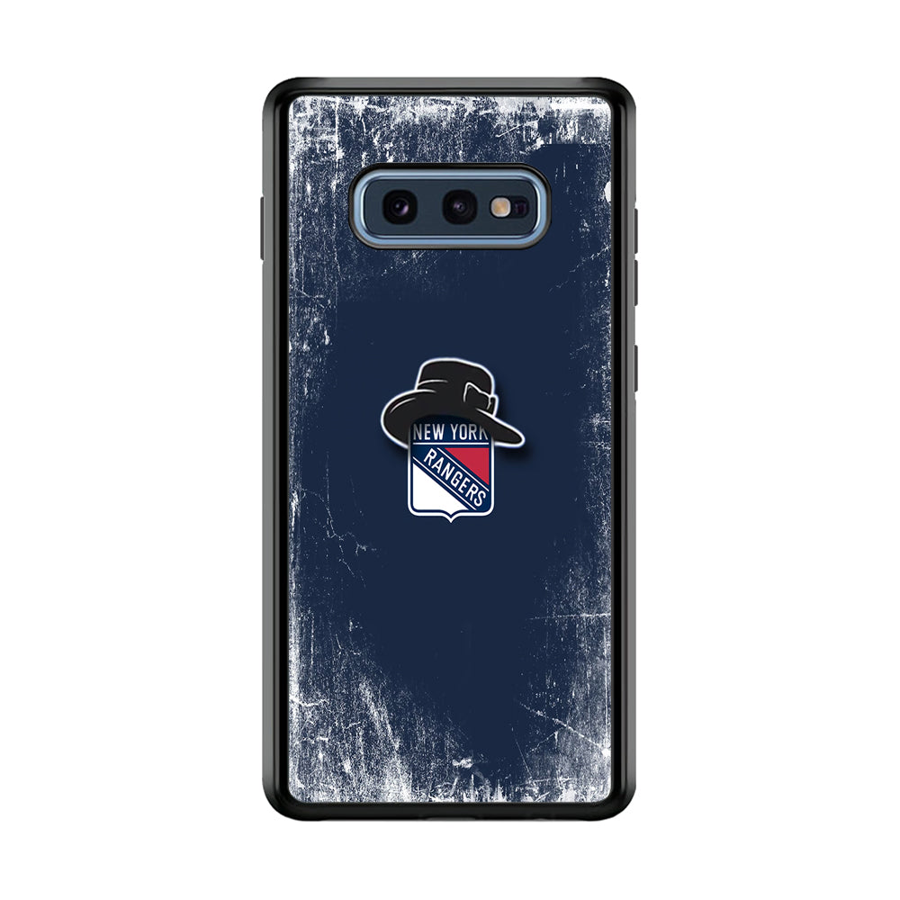 Hockey New York Rangers NHL 001 Samsung Galaxy S10E Case-Phone Case-Rubber Black (2D Case)-Altracase
