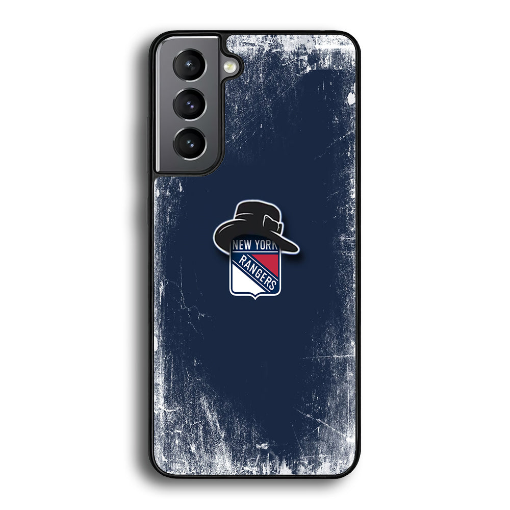 Hockey New York Rangers NHL 001 Samsung Galaxy S21 Case-Phone Case-Rubber Black (2D Case)-Altracase