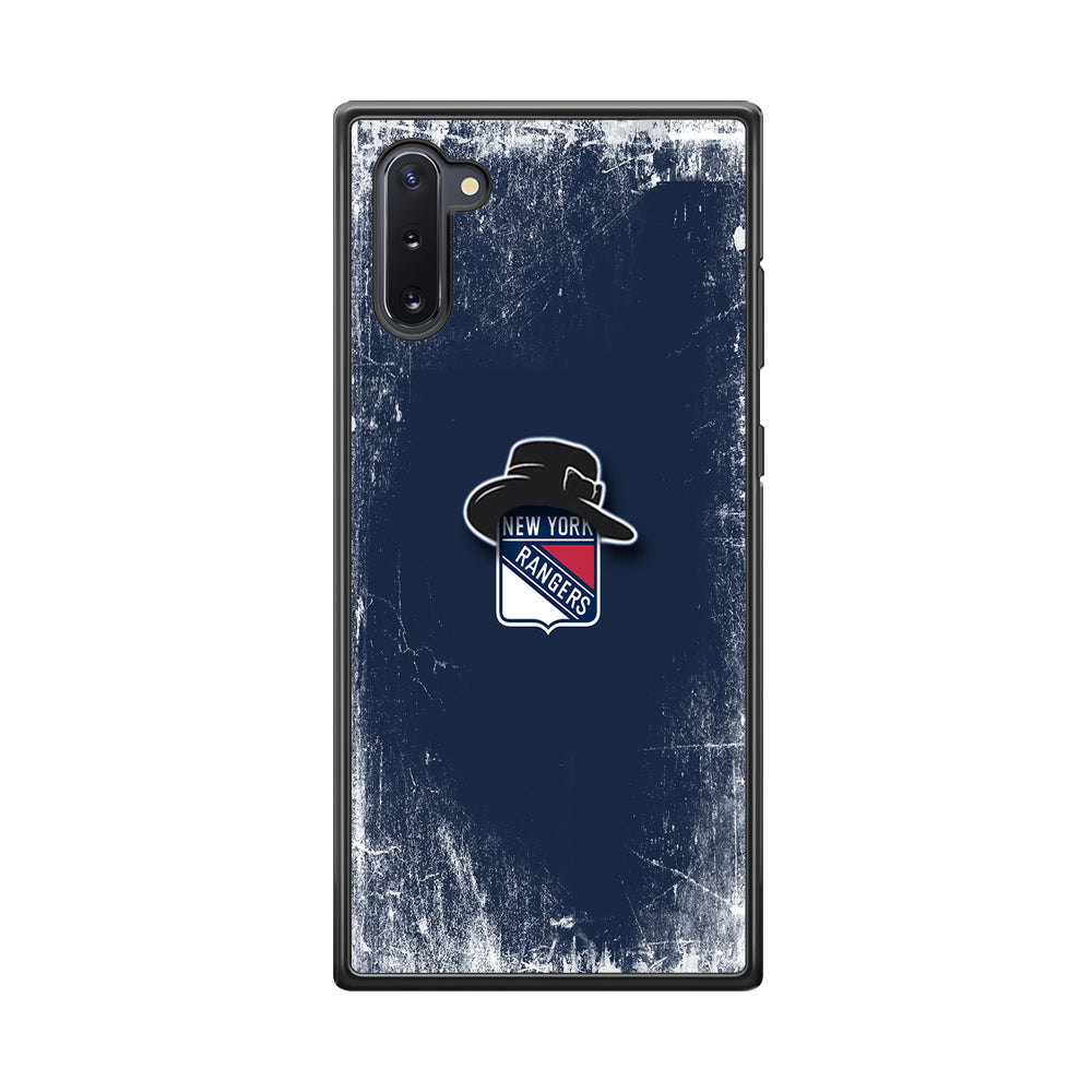 Hockey New York Rangers NHL 001 Samsung Galaxy Note 10 Case-Phone Case-Rubber Black (2D Case)-Altracase