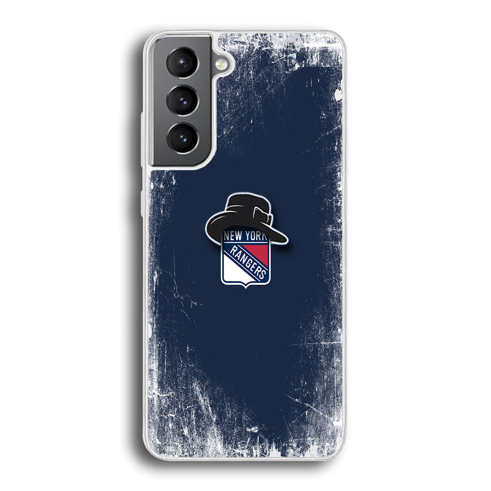 Hockey New York Rangers NHL 001 Samsung Galaxy S21 Plus Case-Phone Case-Rubber White (2D Case)-Altracase