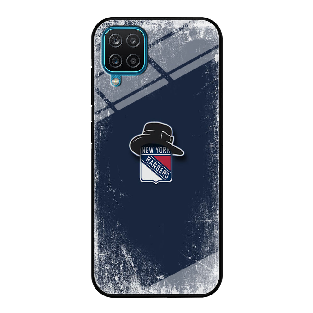 Hockey New York Rangers NHL 001 Samsung Galaxy A12 Case-Phone Case-Tempered Glass Case-Altracase