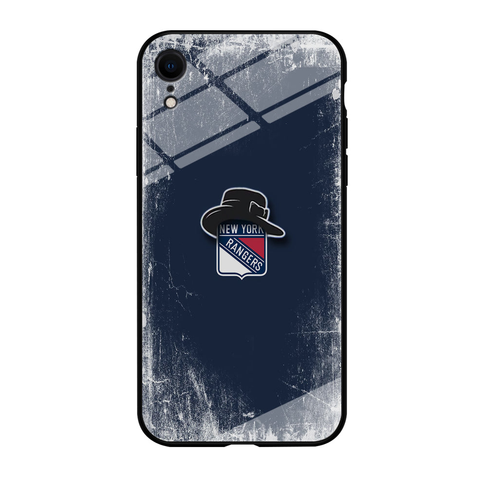 Hockey New York Rangers NHL 001 iPhone XR Case-Phone Case-Tempered Glass Case-Altracase