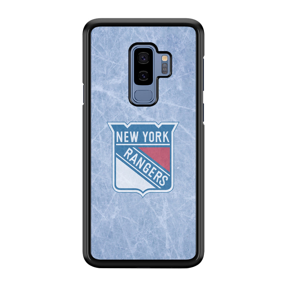 Hockey New York Rangers NHL 002 Samsung Galaxy S9 Plus Case-Phone Case-Rubber Black (2D Case)-Altracase