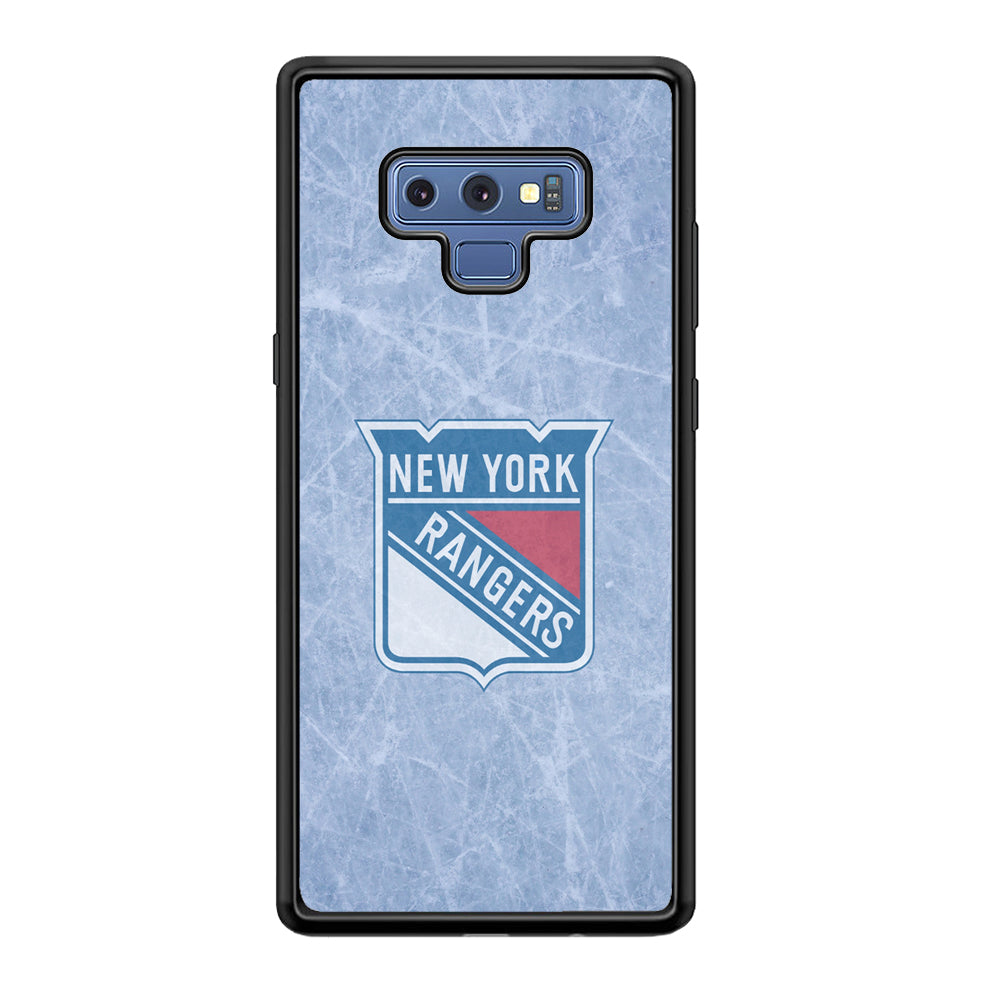 Hockey New York Rangers NHL 002 Samsung Galaxy Note 9 Case-Phone Case-Rubber Black (2D Case)-Altracase