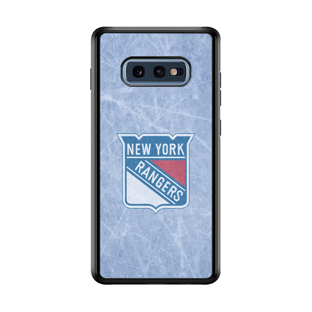 Hockey New York Rangers NHL 002 Samsung Galaxy S10E Case-Phone Case-Rubber Black (2D Case)-Altracase
