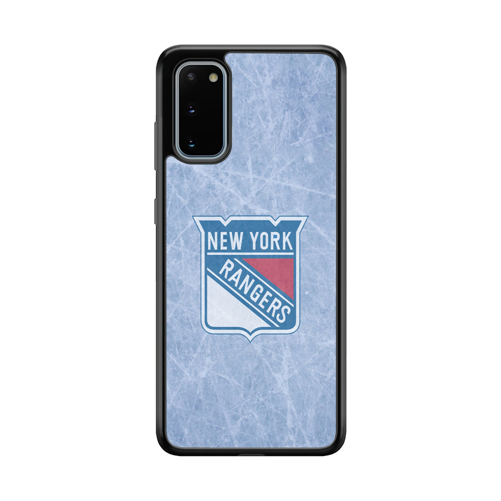 Hockey New York Rangers NHL 002 Samsung Galaxy S20 Case-Phone Case-Rubber Black (2D Case)-Altracase