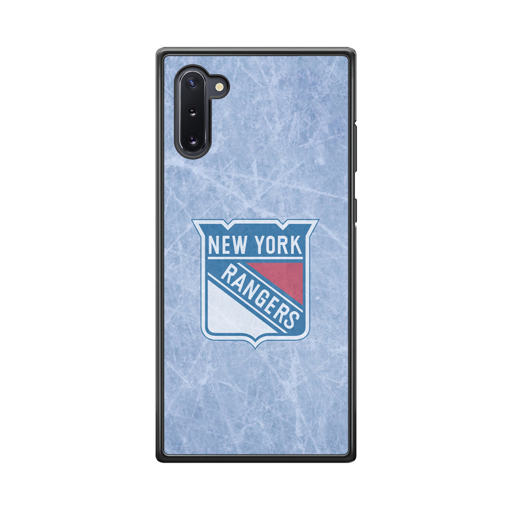 Hockey New York Rangers NHL 002 Samsung Galaxy Note 10 Case-Phone Case-Rubber Black (2D Case)-Altracase