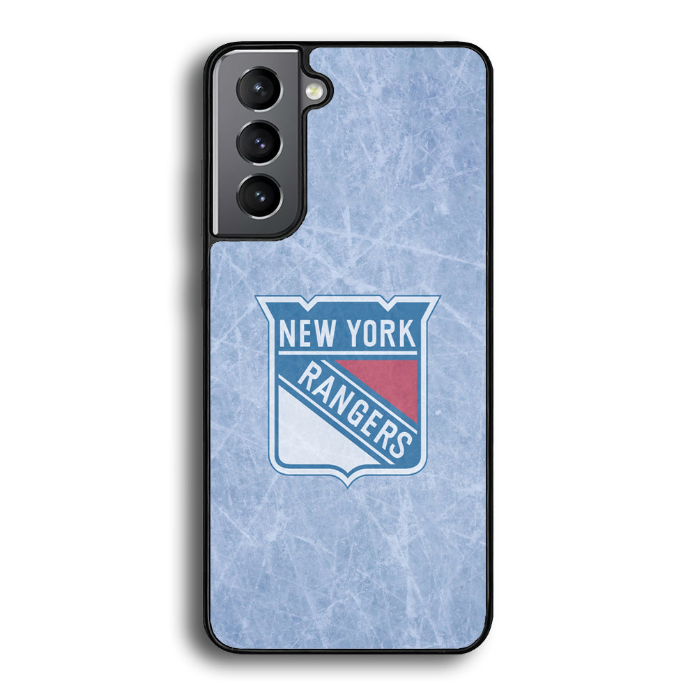 Hockey New York Rangers NHL 002 Samsung Galaxy S21 Plus Case-Phone Case-Rubber Black (2D Case)-Altracase