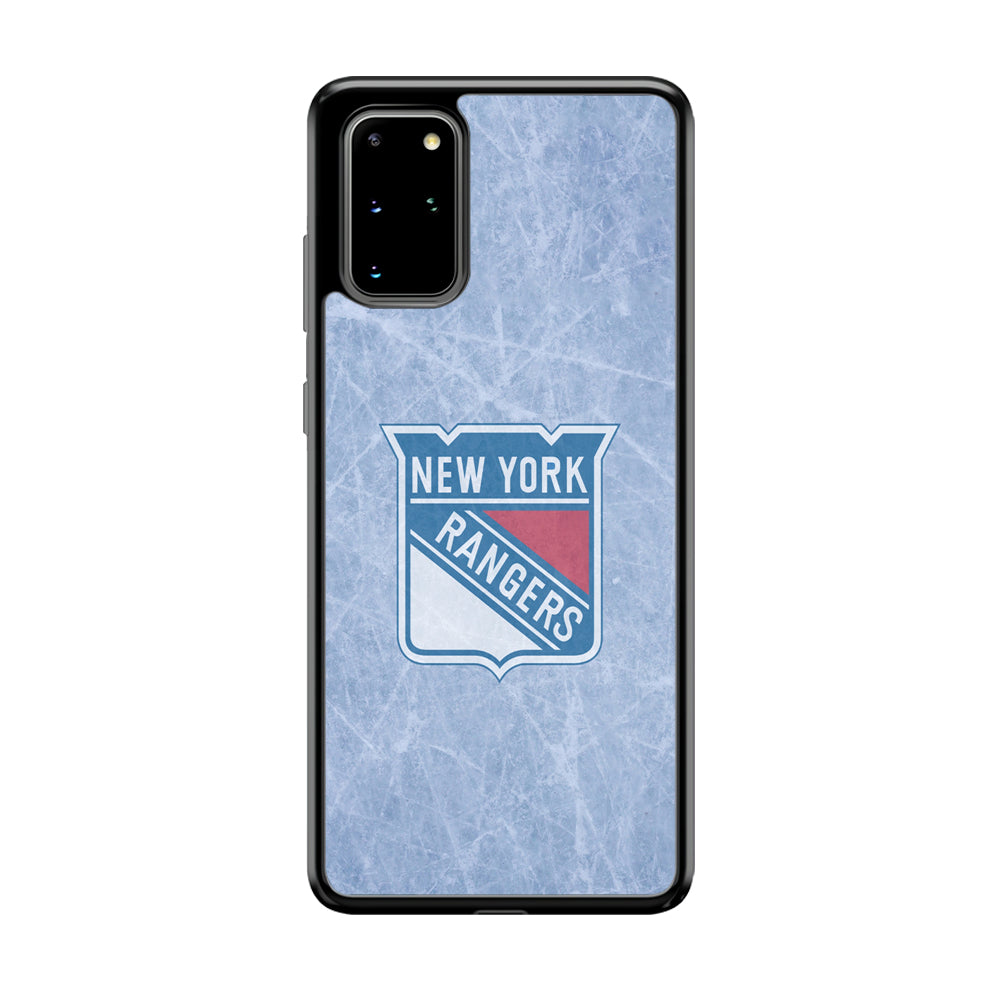 Hockey New York Rangers NHL 002 Samsung Galaxy S20 Plus Case-Phone Case-Rubber Black (2D Case)-Altracase