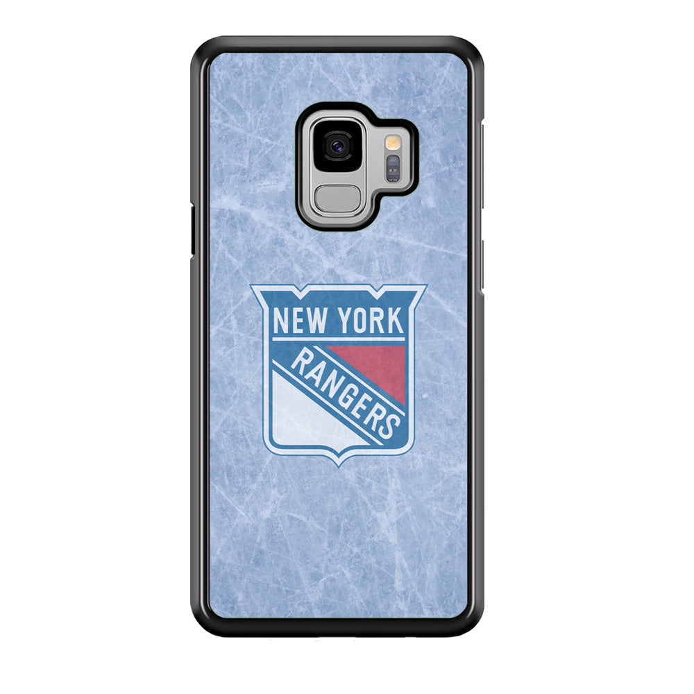 Hockey New York Rangers NHL 002 Samsung Galaxy S9 Case-Phone Case-Rubber Black (2D Case)-Altracase