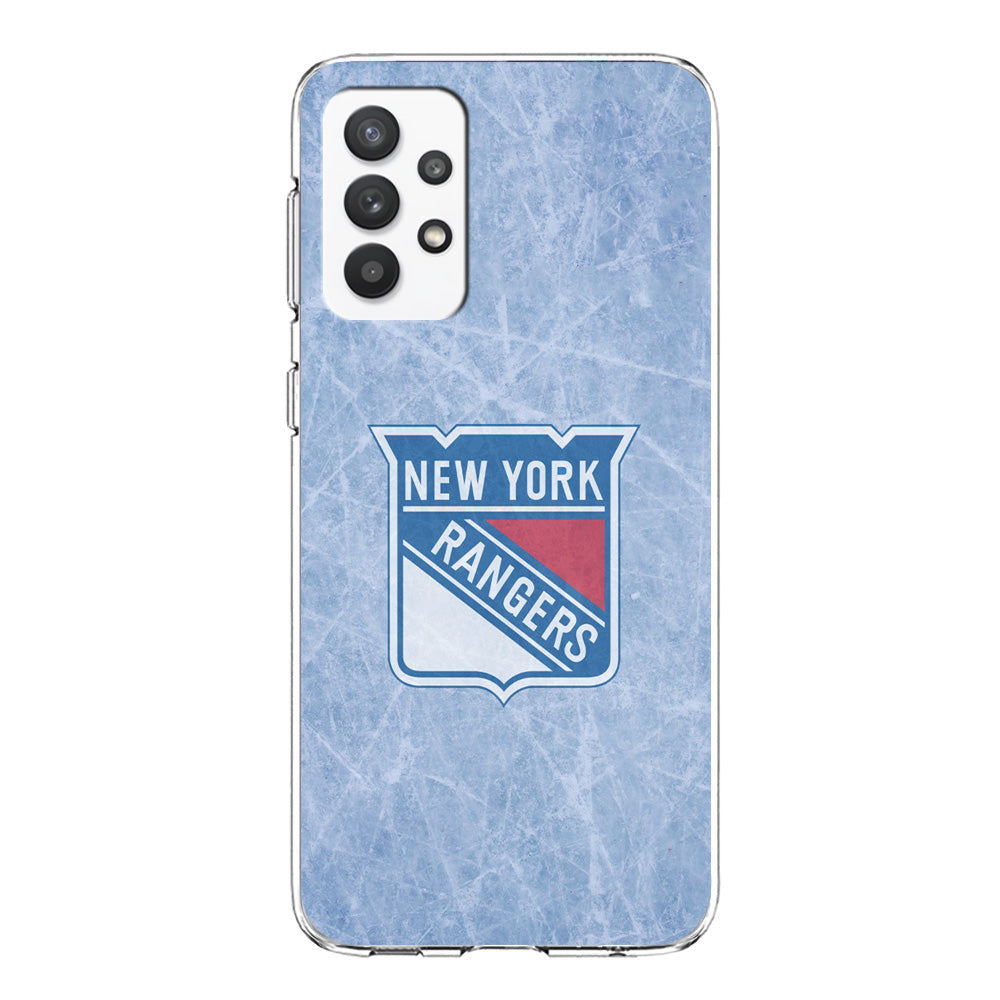 Hockey New York Rangers NHL 002 Samsung Galaxy A32 Case-Phone Case-Clear Soft Case-Altracase