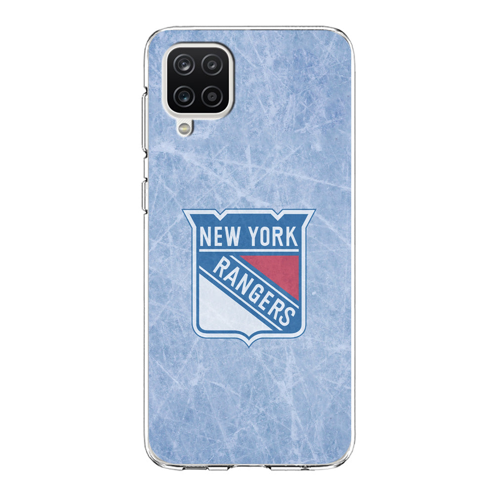 Hockey New York Rangers NHL 002 Samsung Galaxy A12 Case-Phone Case-Clear Soft Case-Altracase