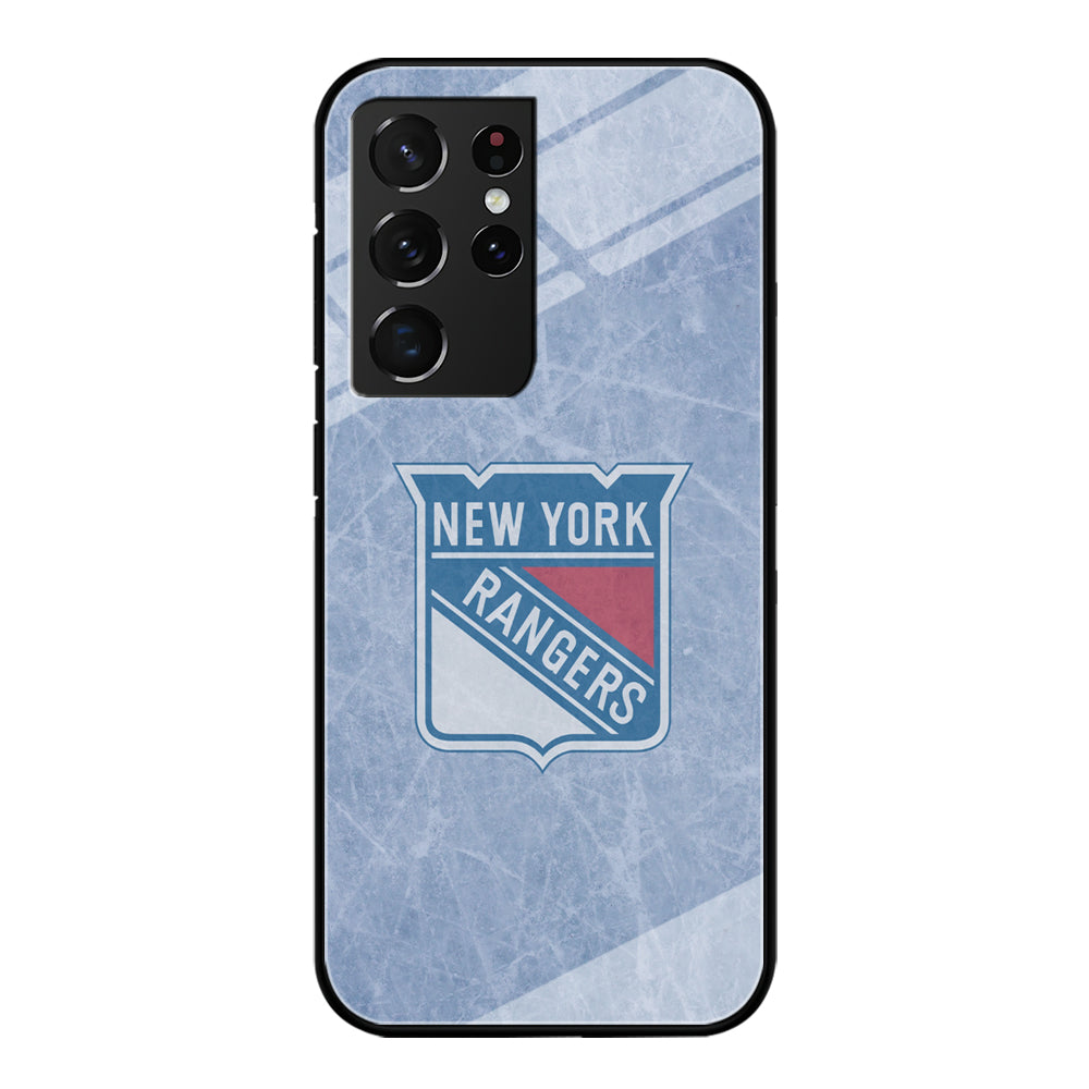 Hockey New York Rangers NHL 002 Samsung Galaxy S23 Ultra Case-Phone Case-Tempered Glass Case-Altracase