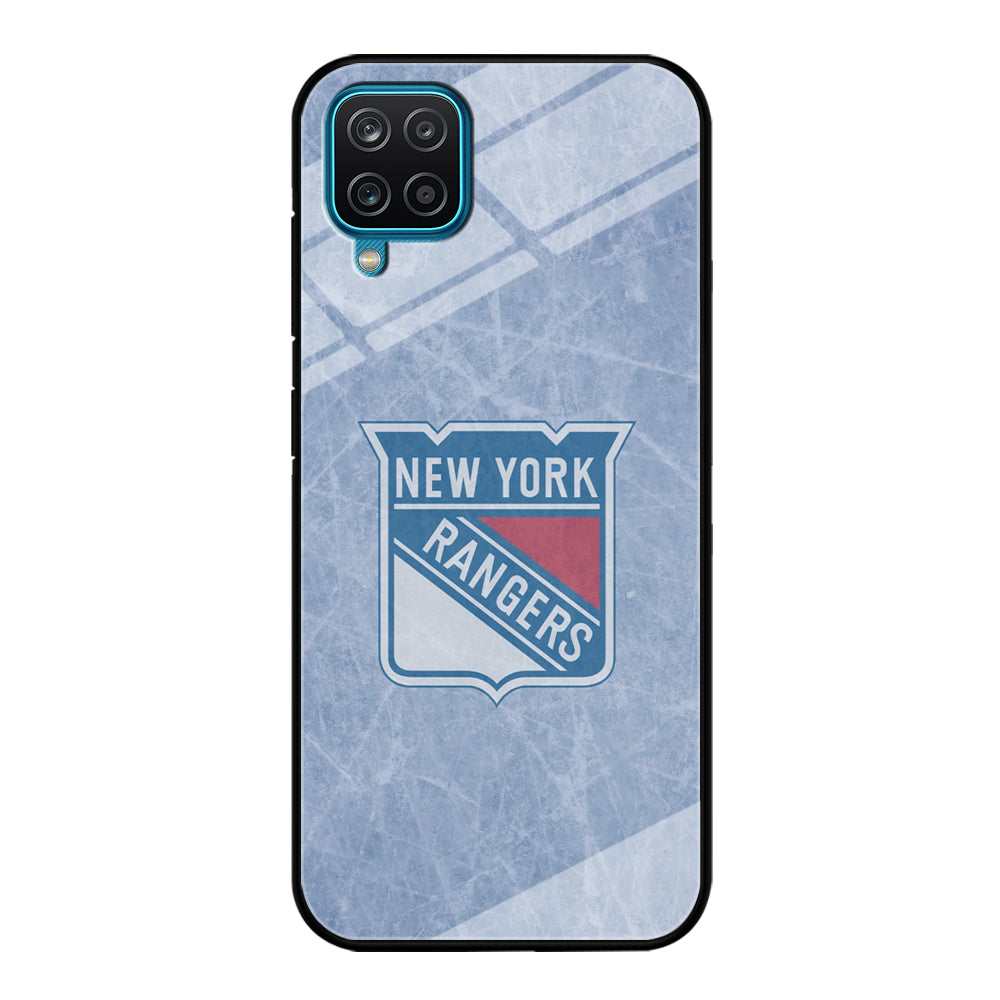 Hockey New York Rangers NHL 002 Samsung Galaxy A12 Case-Phone Case-Tempered Glass Case-Altracase