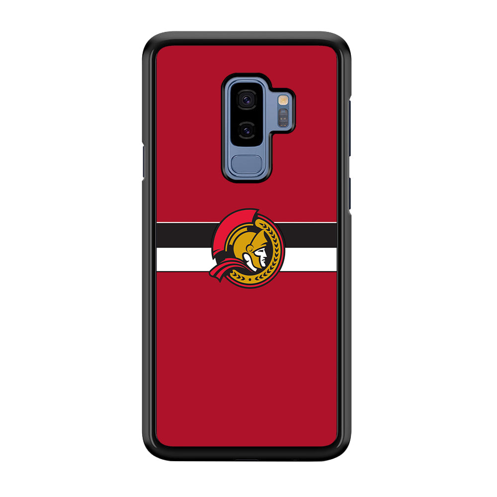 Hockey Ottawa Senators NHL 001 Samsung Galaxy S9 Plus Case-Phone Case-Rubber Black (2D Case)-Altracase