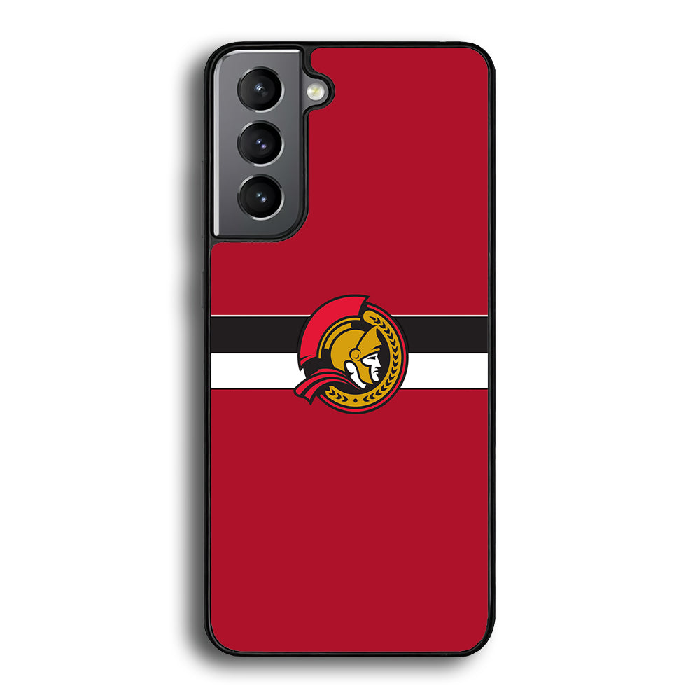 Hockey Ottawa Senators NHL 001 Samsung Galaxy S21 Plus Case-Phone Case-Rubber Black (2D Case)-Altracase